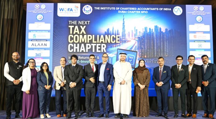 الهيئة الاتحادية للضرائب تحث الشركات على “استغلال الوقت المتاح للاستعداد للفوترة الإلكترونية” في مؤتمر فرع دبي لمعهد المحاسبين القانونيين في الهند