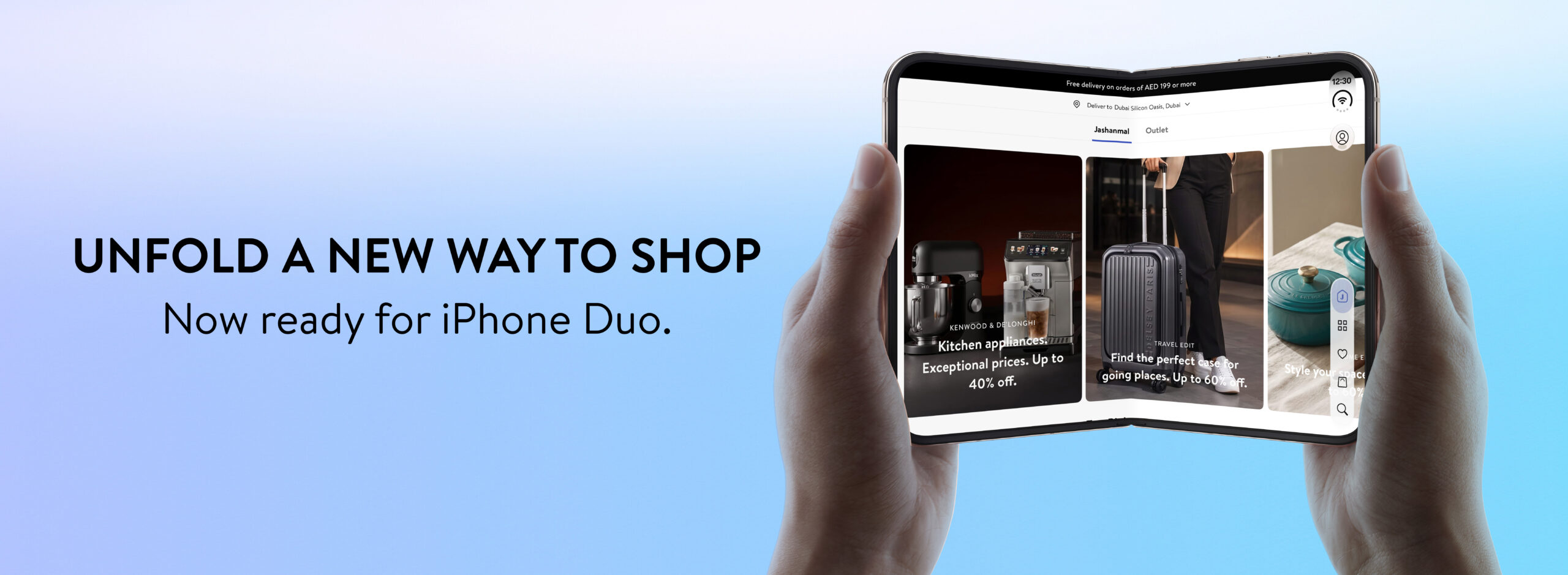 Jashanmal launches iPhone Duo-optimized app on the global launch day of iPhone Duo